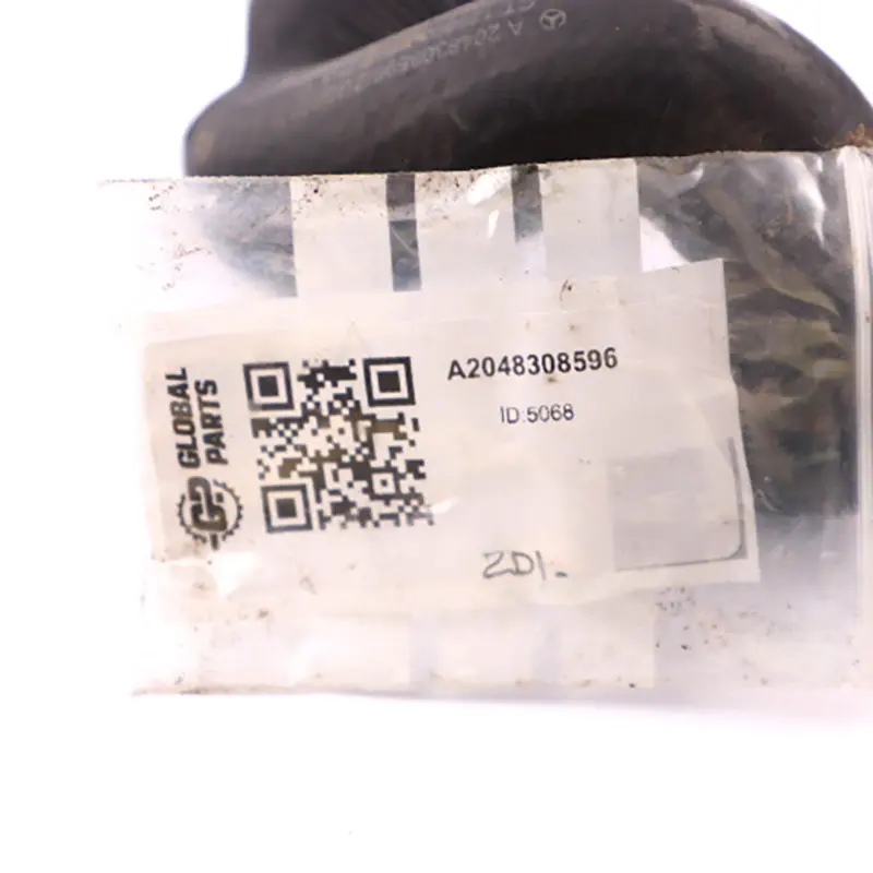 W207 Lower Radiator Coolant Hose Pipe Line to Mercedes W204 with Part number A2048308596 Mercedes W204 W207 Lower Radiator Coolant Hose Pipe Line - SKU A2048308596 - Part number A2048308596