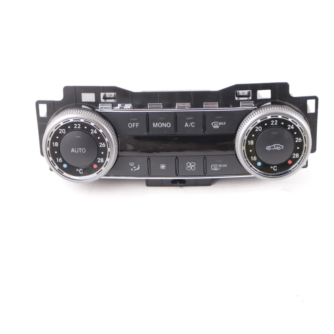 Mercedes W204 Air Conditioning Unit Control Switch Panel Module - SKU A2048309885 - Part number A2048309885