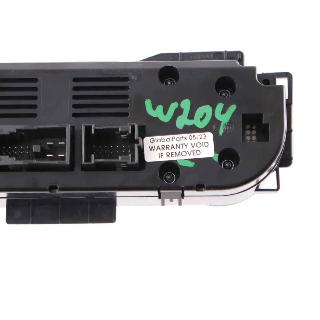 Mercedes W204 Air Conditioning Unit Control Switch Panel Module - SKU A2048309885 - Part number A2048309885