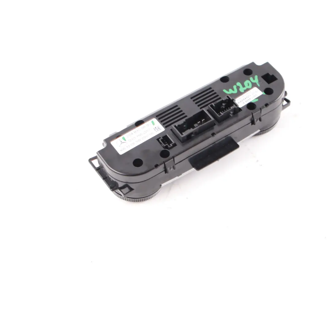 Mercedes W204 Air Conditioning Unit Control Switch Panel Module - SKU A2048309885 - Part number A2048309885