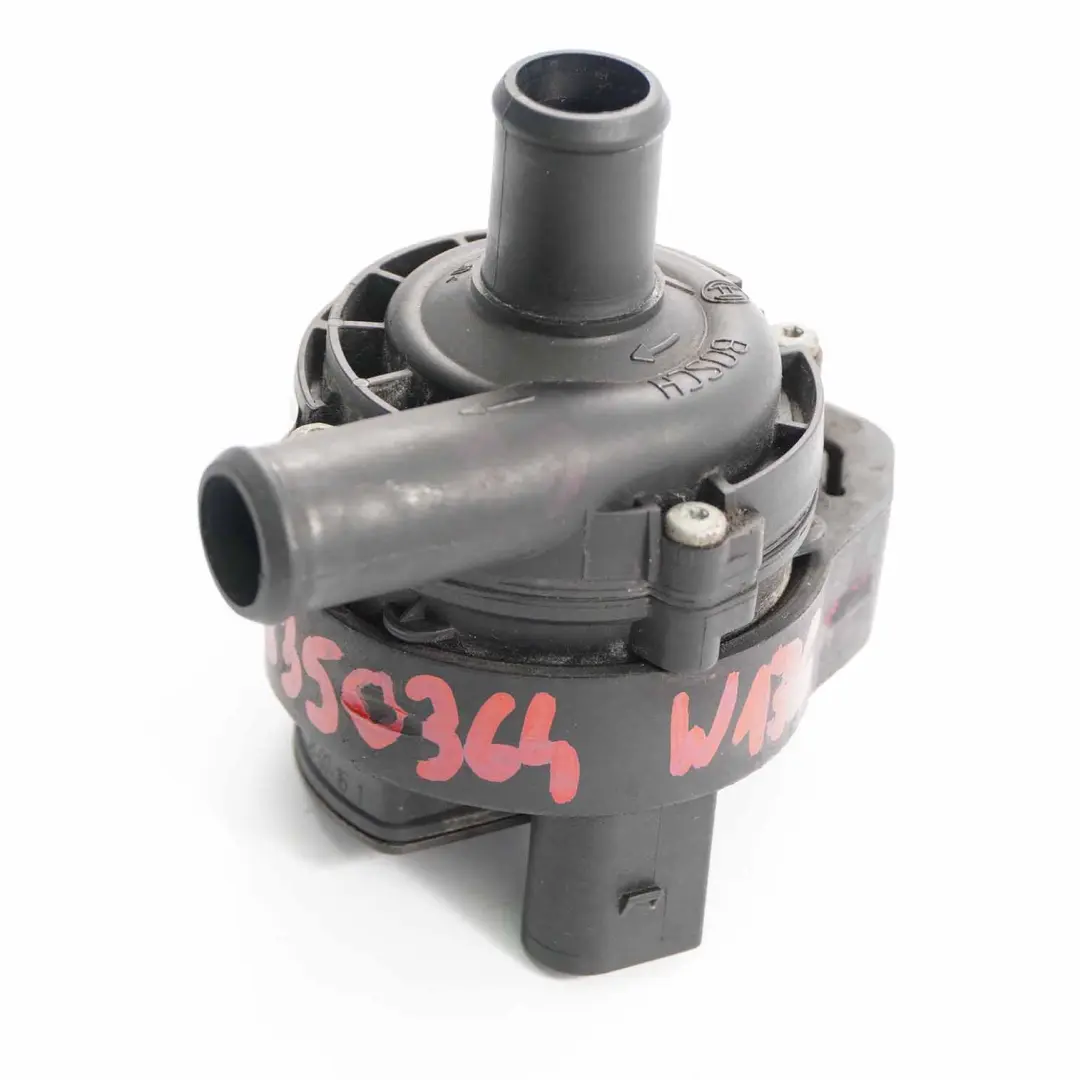 Auxiliary Coolant Water Pump to Mercedes W176 W246 with Part number A2048350364 Mercedes W176 W246 Auxiliary Coolant Water Pump - SKU A2048350364 - Part number A2048350364