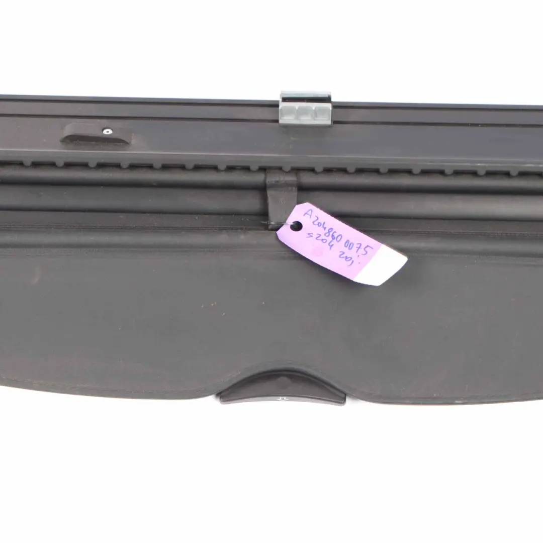 Roller Blind Trasero Parcela Estante Almacenamiento Estate Negro para Mercedes S204 con número de pieza A2048600075 Mercedes S204 Roller Blind Trasero Parcela Estante Almacenamiento Estate Negro - SKU A2048600075 - Número de pieza A2048600075