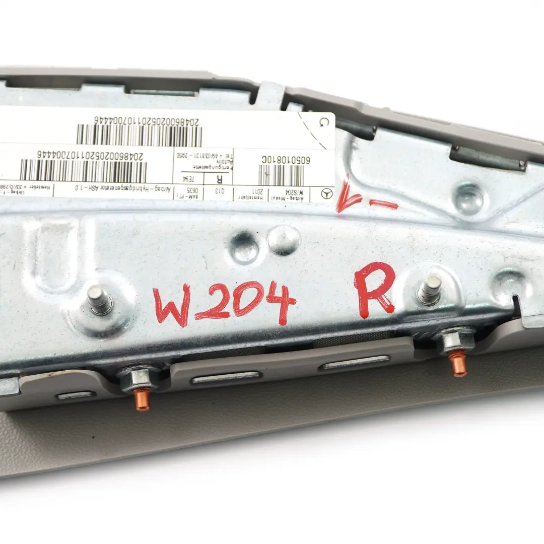 Mercedes W204 W212 Seat Side Air Module Front Right O/S SRS - SKU A2048600205-1 - Part number A2048600205
