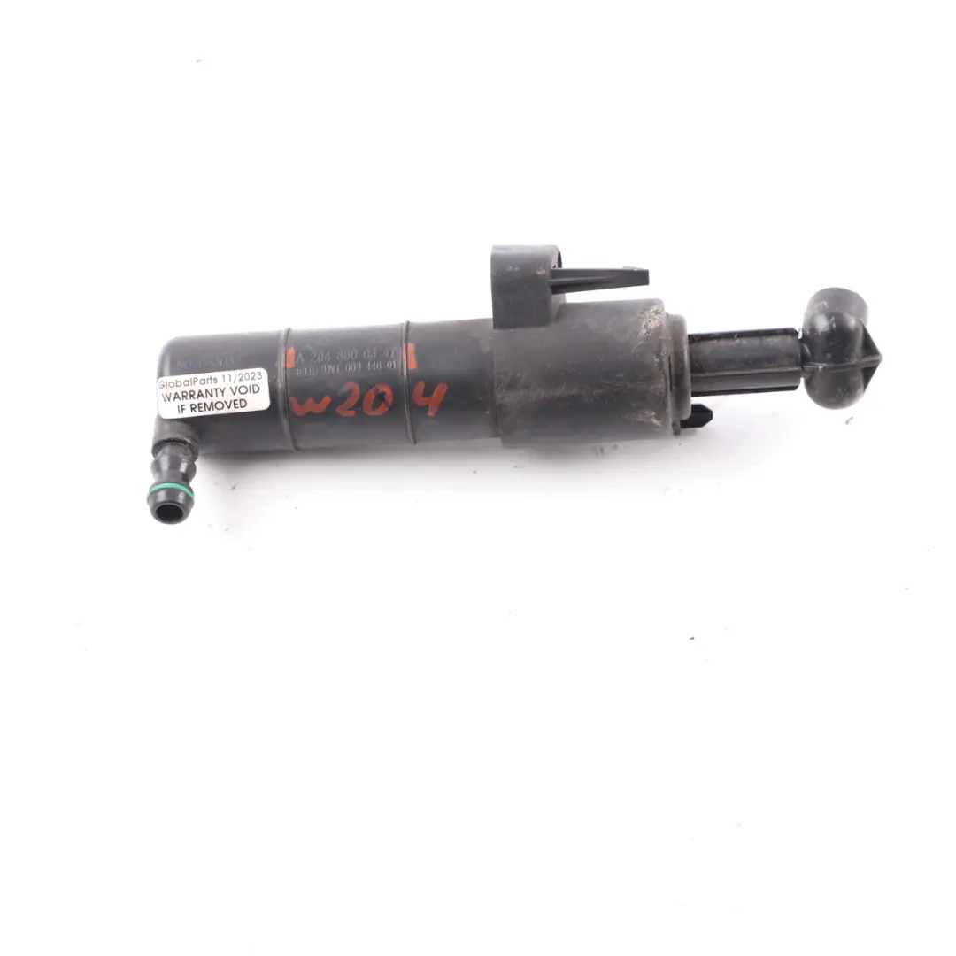 Headlamp Washer Jet Headlight Spray Nozzle Left N/S to Mercedes W204 with Part number A2048600347 Mercedes W204 Headlamp Washer Jet Headlight Spray Nozzle Left N/S - SKU A2048600347 - Part number A2048600347