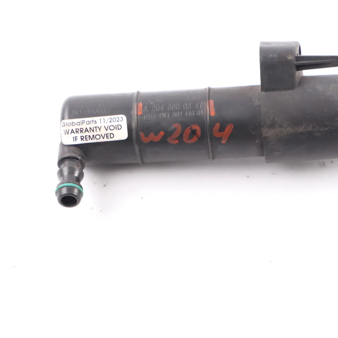 Headlamp Washer Jet Headlight Spray Nozzle Left N/S to Mercedes W204 with Part number A2048600347 Mercedes W204 Headlamp Washer Jet Headlight Spray Nozzle Left N/S - SKU A2048600347 - Part number A2048600347