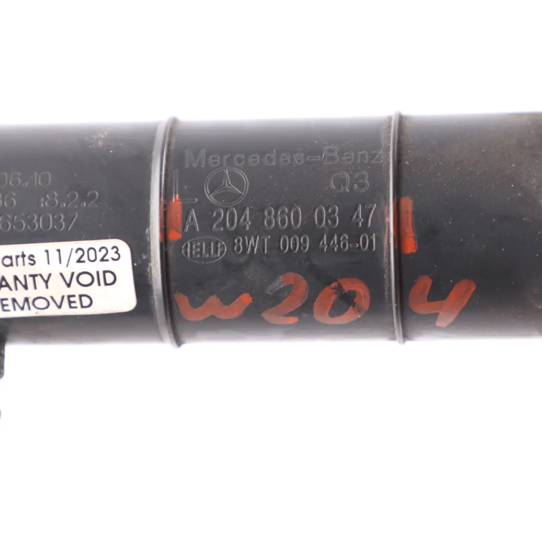 Headlamp Washer Jet Headlight Spray Nozzle Left N/S to Mercedes W204 with Part number A2048600347 Mercedes W204 Headlamp Washer Jet Headlight Spray Nozzle Left N/S - SKU A2048600347 - Part number A2048600347