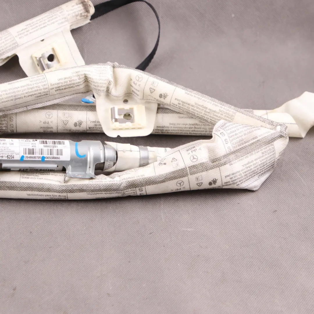 Mercedes S204 Airbag Per La Testa A Tendina Sinistra - SKU A2048600705 - Numero di parte A2048600705