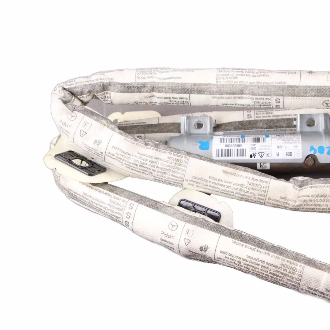 Mercedes S204 Estate Head Airbag Roof Curtain Right O/S - SKU A2048600805 - Part number A2048600805