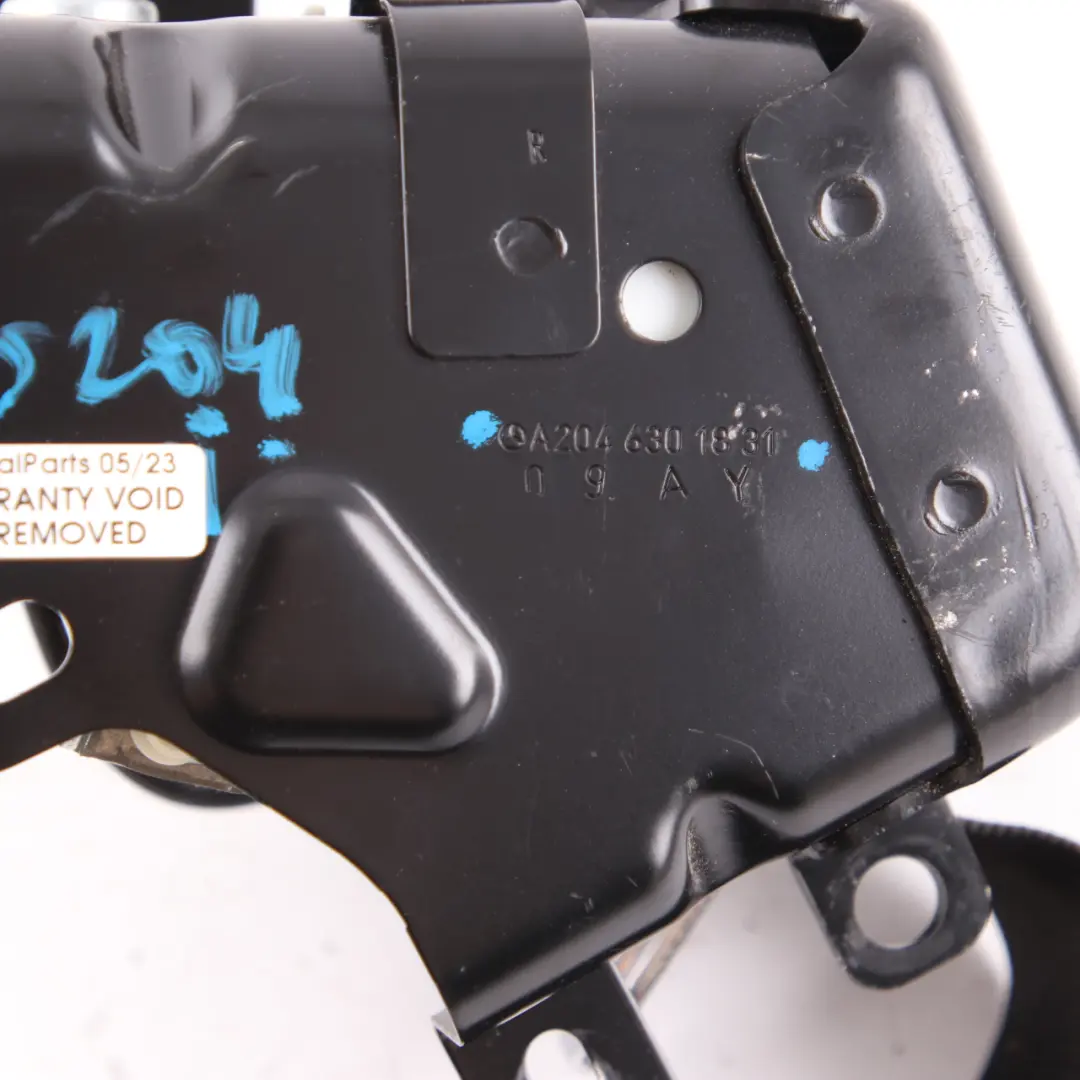 Cinturón de seguridad trasero derecho Negro para Mercedes W204 Estate con número de pieza A2048600885 Mercedes W204 Estate Cinturón de seguridad trasero derecho Negro - SKU A2048600885 - Número de pieza A2048600885