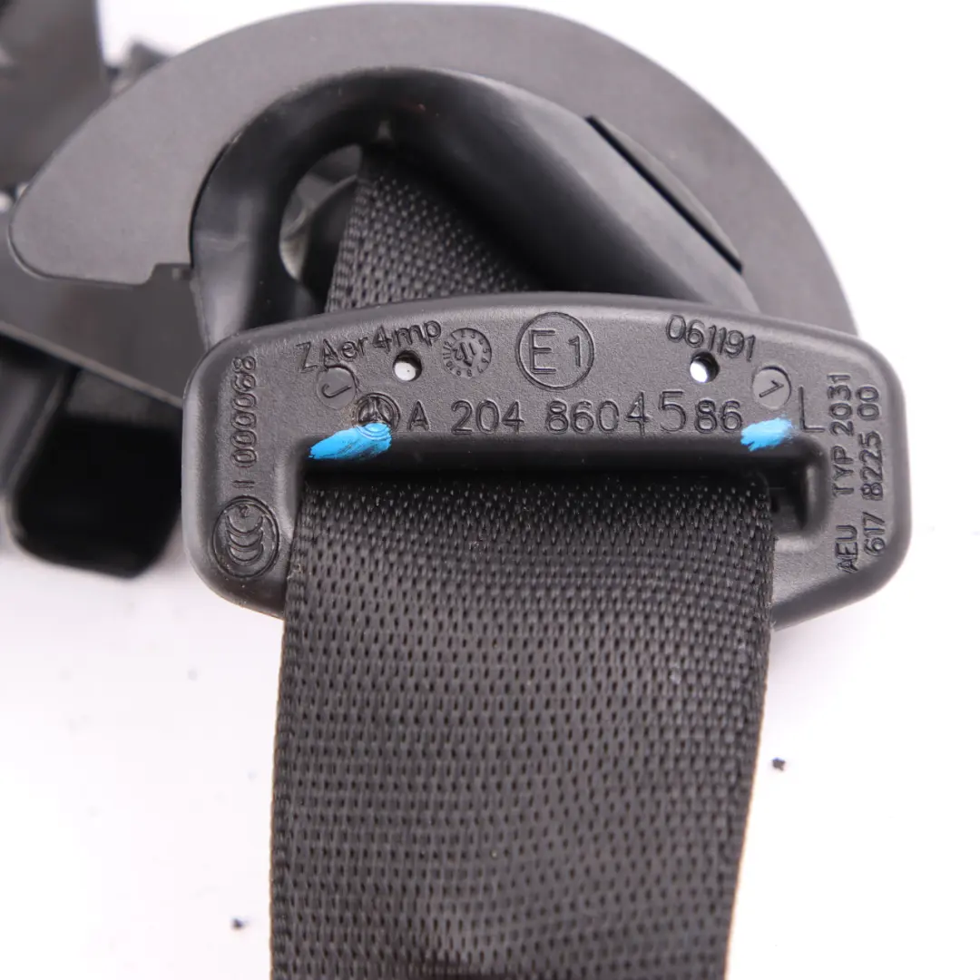 Cintura Sicurezza Anteriore Sinistra Nero A2048604586 per Mercedes W204 con numero di parte A2048601785 Mercedes W204 Cintura Sicurezza Anteriore Sinistra Nero A2048604586 - SKU A2048601785 - Numero di parte A2048601785