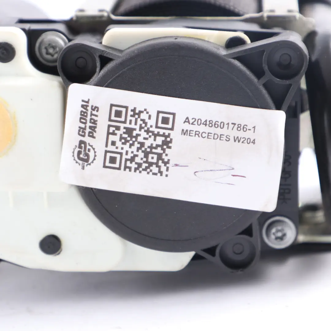 Mercedes W204 Ceinture Sécurité Côté Passager Gauche Sécurité Noire - SKU A2048601786-1 - Numéro de pièce A2048601786