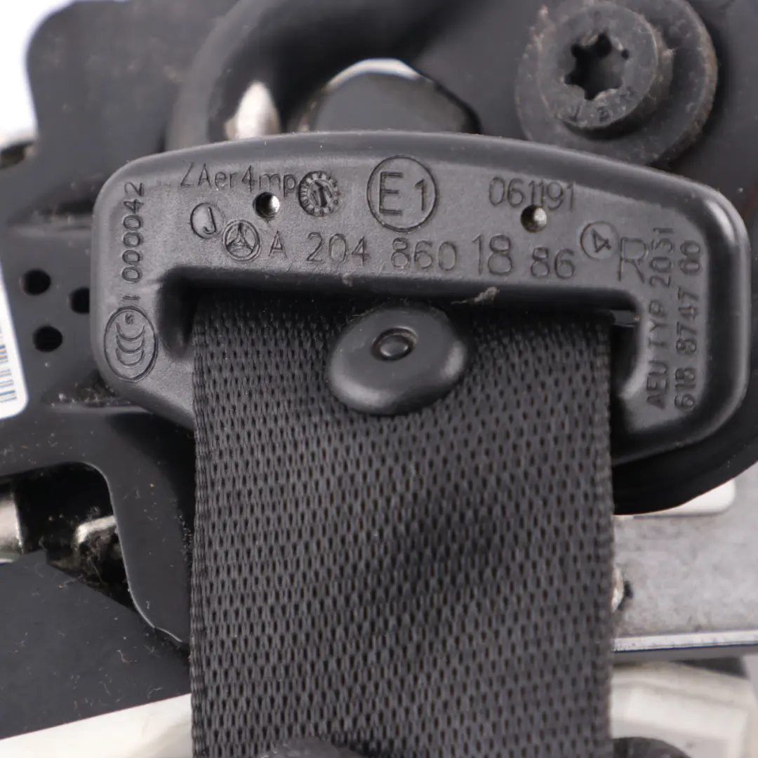 Sicherheitsgurt Vorne Rechts 620380500 für Mercedes C204 Coupe mit Teilenummer A2048601886 Mercedes C204 Coupe Sicherheitsgurt Vorne Rechts 620380500 - SKU A2048601886 - Teilenummer A2048601886