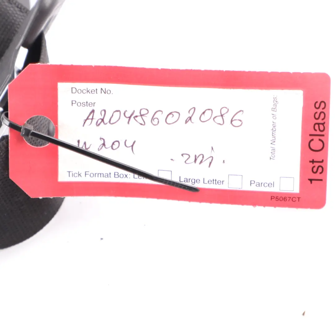Mercedes W204 S204 Pas Bezpieczeństwa Prawy Przód Czarny - SKU A2048602086 - Numer Części A2048602086