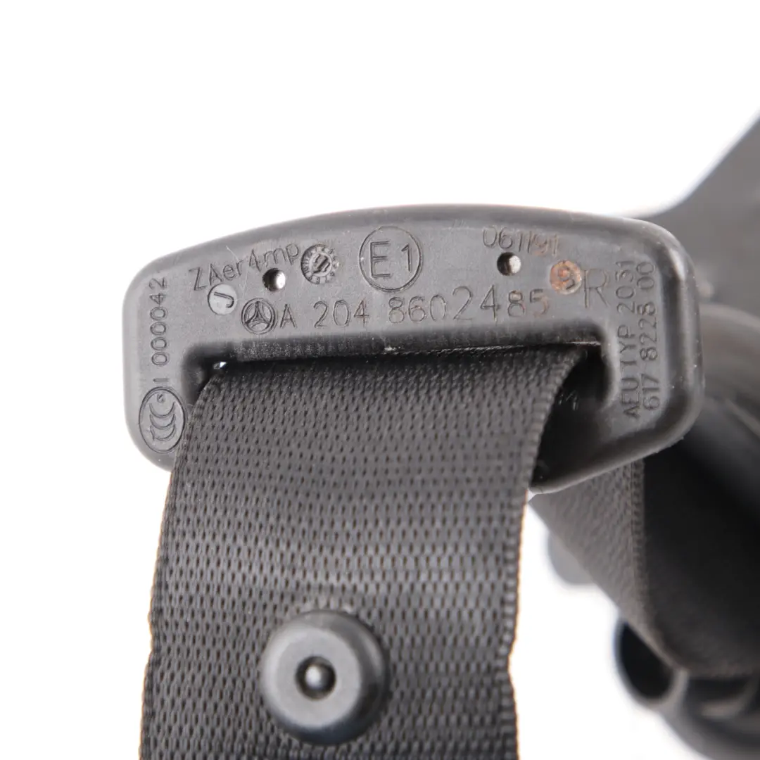 Seat Belt Mercedes W204 S204 Seatbelt Front Right O/S Safety Black - SKU A2048602485 - Part number A2048602485