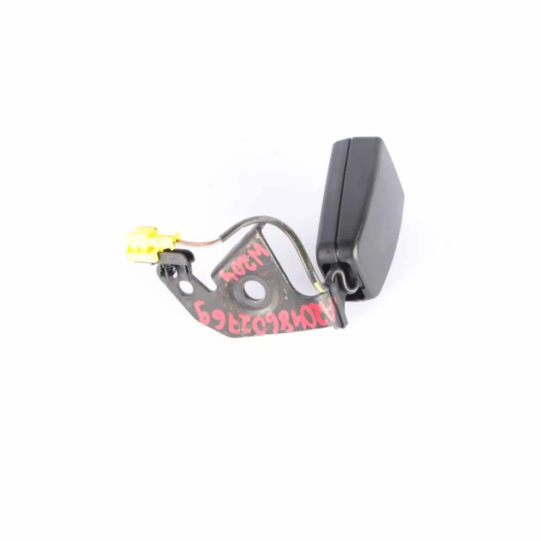 Buckle Mercedes W204 Rear Left N/S Seat Tensioner Lower Belt to Seat with Part number A2048602769 Seat Buckle Mercedes W204 Rear Left N/S Seat Tensioner Lower Belt - SKU A2048602769 - Part number A2048602769