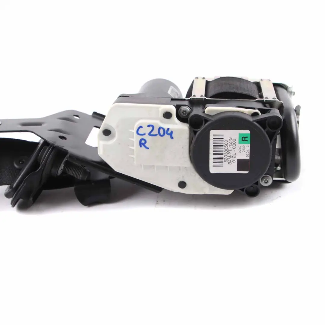 Ceinture de sécurité avant droite noire pour Mercedes C204 à propos du numéro de pièce A2048605286 Mercedes C204 Ceinture de sécurité avant droite noire - SKU A2048605286 - Numéro de pièce A2048605286
