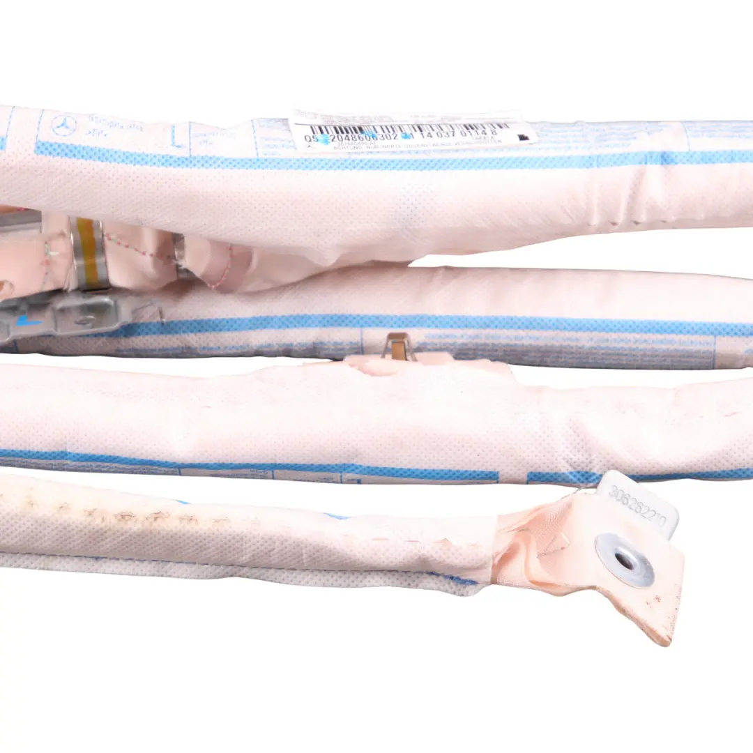 Head Airbag Roof Curtain Air Module Bag Left N/S to Mercedes C204 with Part number A2048606302 Mercedes C204 Head Airbag Roof Curtain Air Module Bag Left N/S - SKU A2048606302 - Part number A2048606302