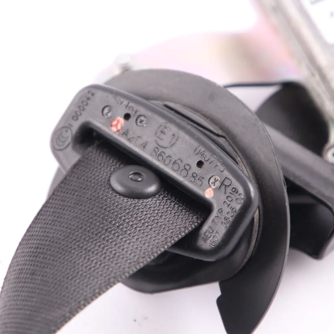 Belt Safety Front Right O/S Seatbelt Black to Mercedes W204 Seat with Part number A2048606885 Mercedes W204 Seat Belt Safety Front Right O/S Seatbelt Black - SKU A2048606885 - Part number A2048606885