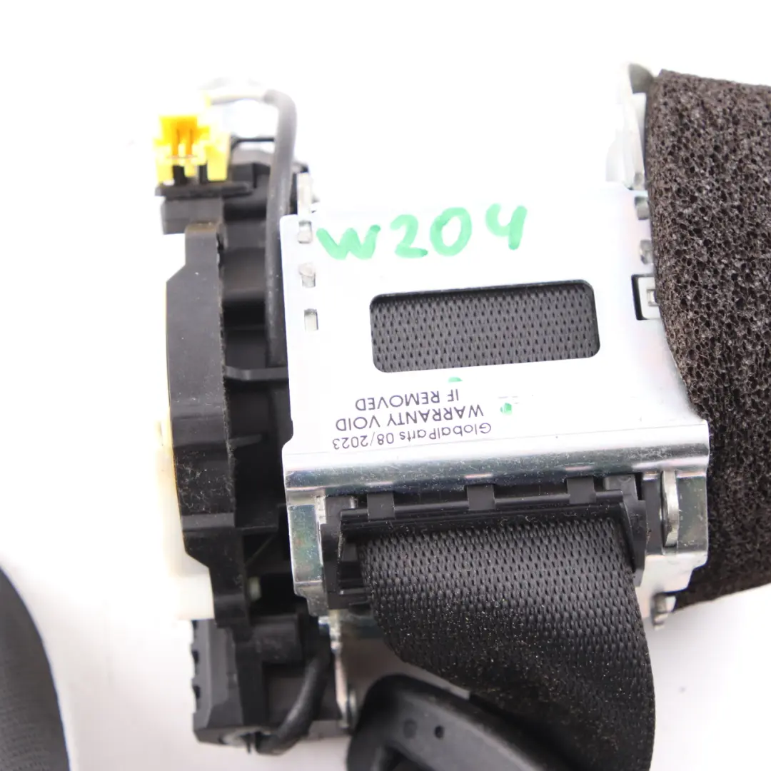 Mercedes W204 Ceinture de sécurité arrière gauche noire - SKU A2048608185 - Numéro de pièce A2048608185