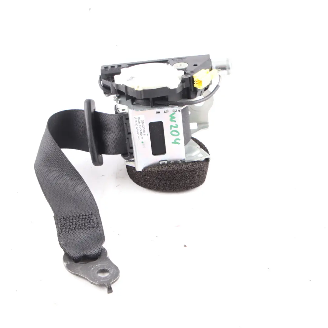 Mercedes W204 Ceinture de sécurité arrière gauche noire - SKU A2048608185 - Numéro de pièce A2048608185
