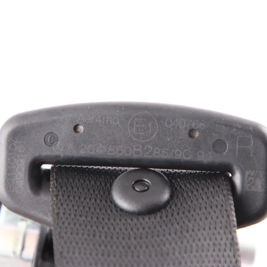 Mercedes W204 Sicherheitsgurt Hinten Rechts Sicherheitsgurt Schwarz - SKU A2048608285 - Teilenummer A2048608285