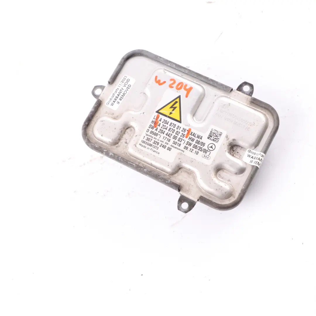 Headlight Ballast Control Unit Module to Mercedes W204 Xenon with Part number A2048700126 Mercedes W204 Xenon Headlight Ballast Control Unit Module - SKU A2048700126 - Part number A2048700126