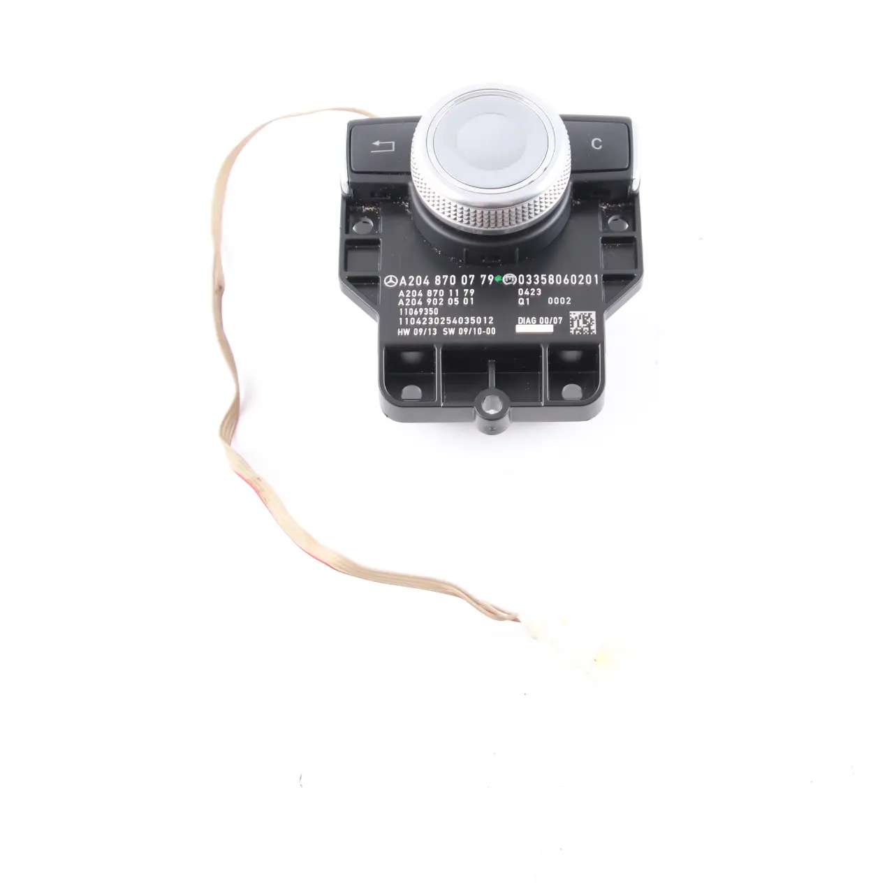 Mercedes W204 Interruttore navigazione Comand manopola multifunzione A2048700779