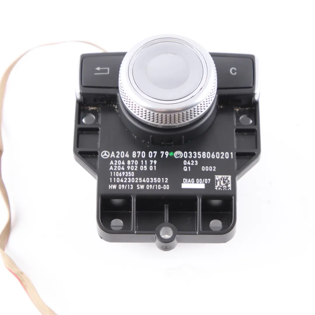 Navigation Switch Comand Multifunction Knob Button to Mercedes W204 with Part number A2048700779 Mercedes W204 Navigation Switch Comand Multifunction Knob Button - SKU A2048700779 - Part number A2048700779