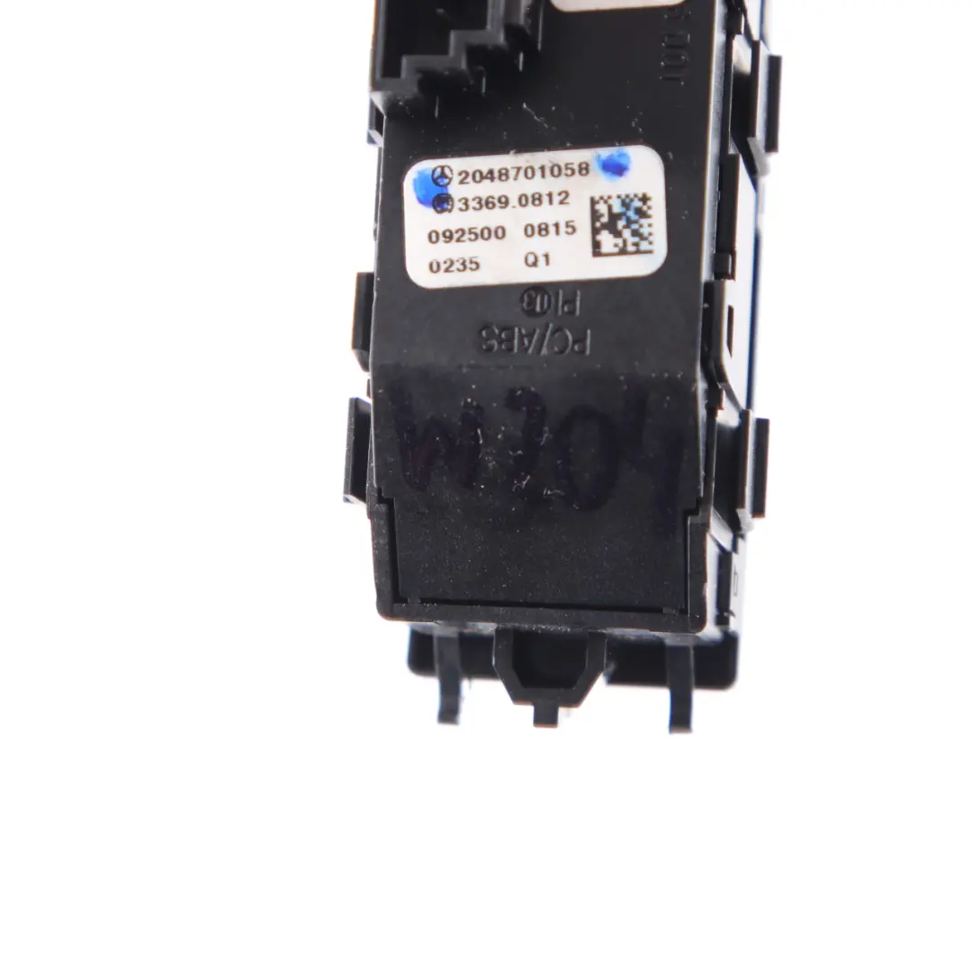 Mercedes W204 Hazard Warning Switch Button Control Unit - SKU A2048701058 - Part number A2048701058