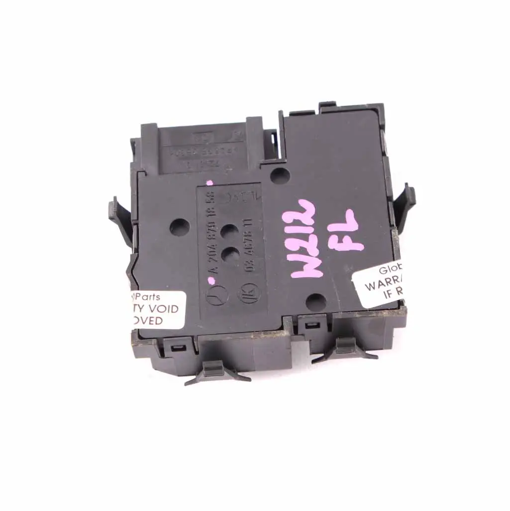 Pannello Interruttore Sedile Regolabile Sinistro per Mercedes W212 con numero di parte A2048701858 Mercedes W212 Pannello Interruttore Sedile Regolabile Sinistro - SKU A2048701858 - Numero di parte A2048701858