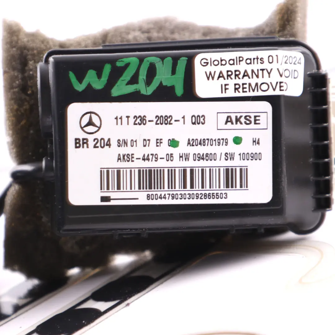 Mercedes W204 Czujnik Zajętości Przedniego Fotela Mata - SKU A2048701979 - Numer Części A2048701979