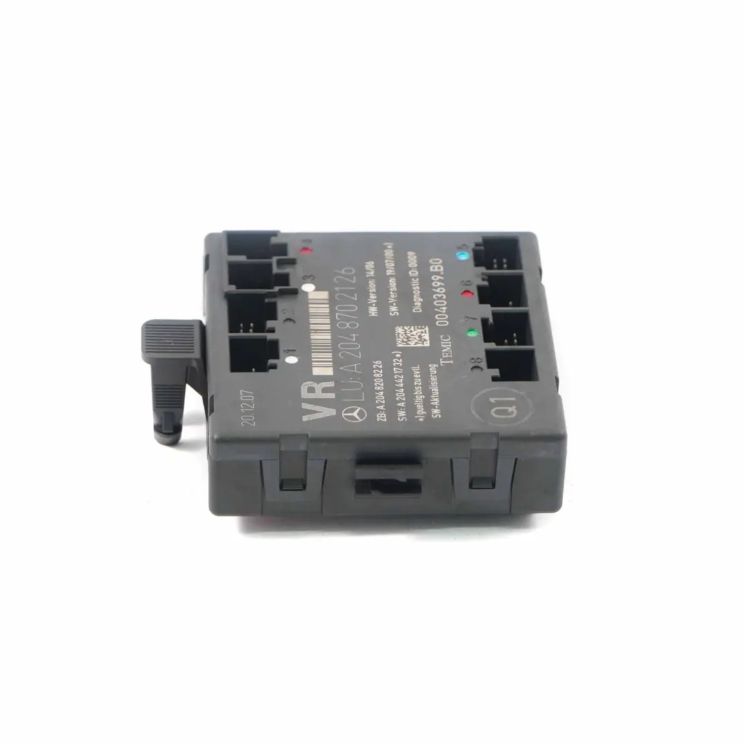 Tür Modul Steuer Gerät Modul Vorne Rechts für Mercedes W204 mit Teilenummer A2048702126 Mercedes W204 Tür Modul Steuer Gerät Modul Vorne Rechts - SKU A2048702126 - Teilenummer A2048702126