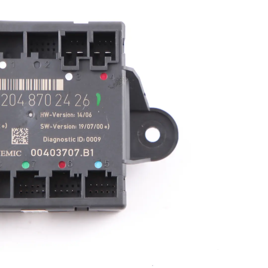 Module porte arrière gauche l'unité contrôle pour Mercedes W204 à propos du numéro de pièce A2048702426 Mercedes W204 Module porte arrière gauche l'unité contrôle - SKU A2048702426 - Numéro de pièce A2048702426