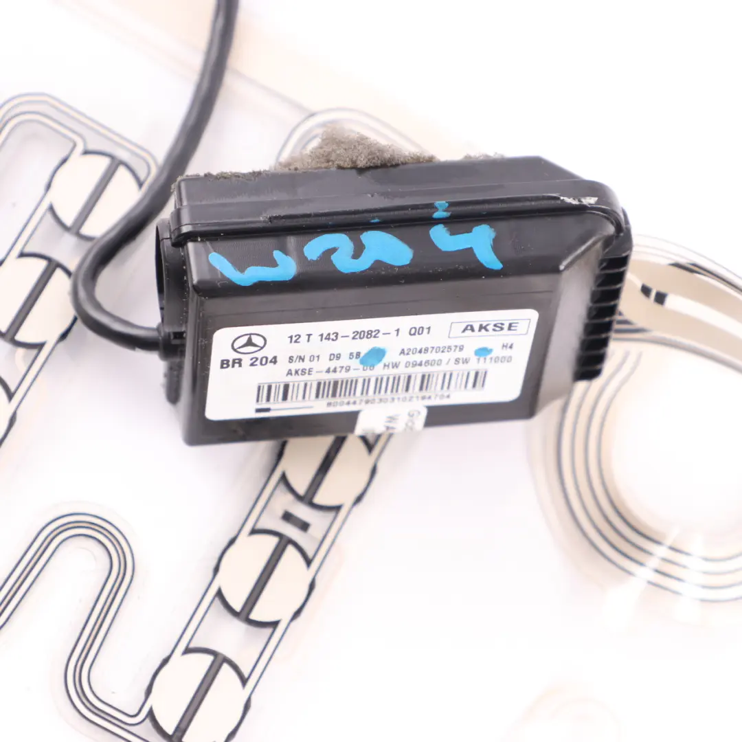 Alfombra Ocupación Sensor Asiento Pasajero Delantero para Mercedes W204 con número de pieza A2048702579 Mercedes W204 Alfombra Ocupación Sensor Asiento Pasajero Delantero - SKU A2048702579 - Número de pieza A2048702579