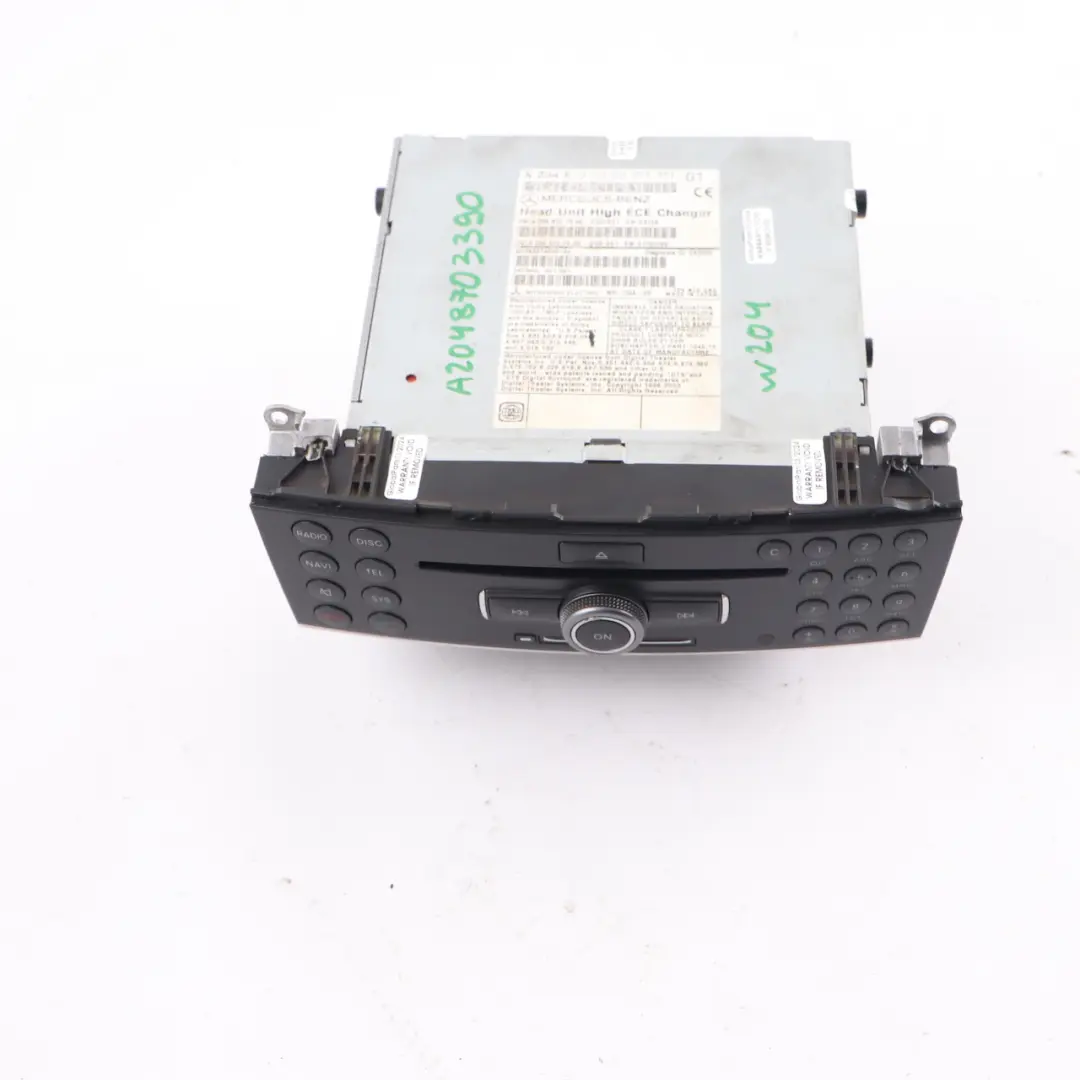 COMAND Navigation CD Player Radio Sat Nav Head Unit to Mercedes W204 with Part number A2048703390 Mercedes W204 COMAND Navigation CD Player Radio Sat Nav Head Unit - SKU A2048703390 - Part number A2048703390