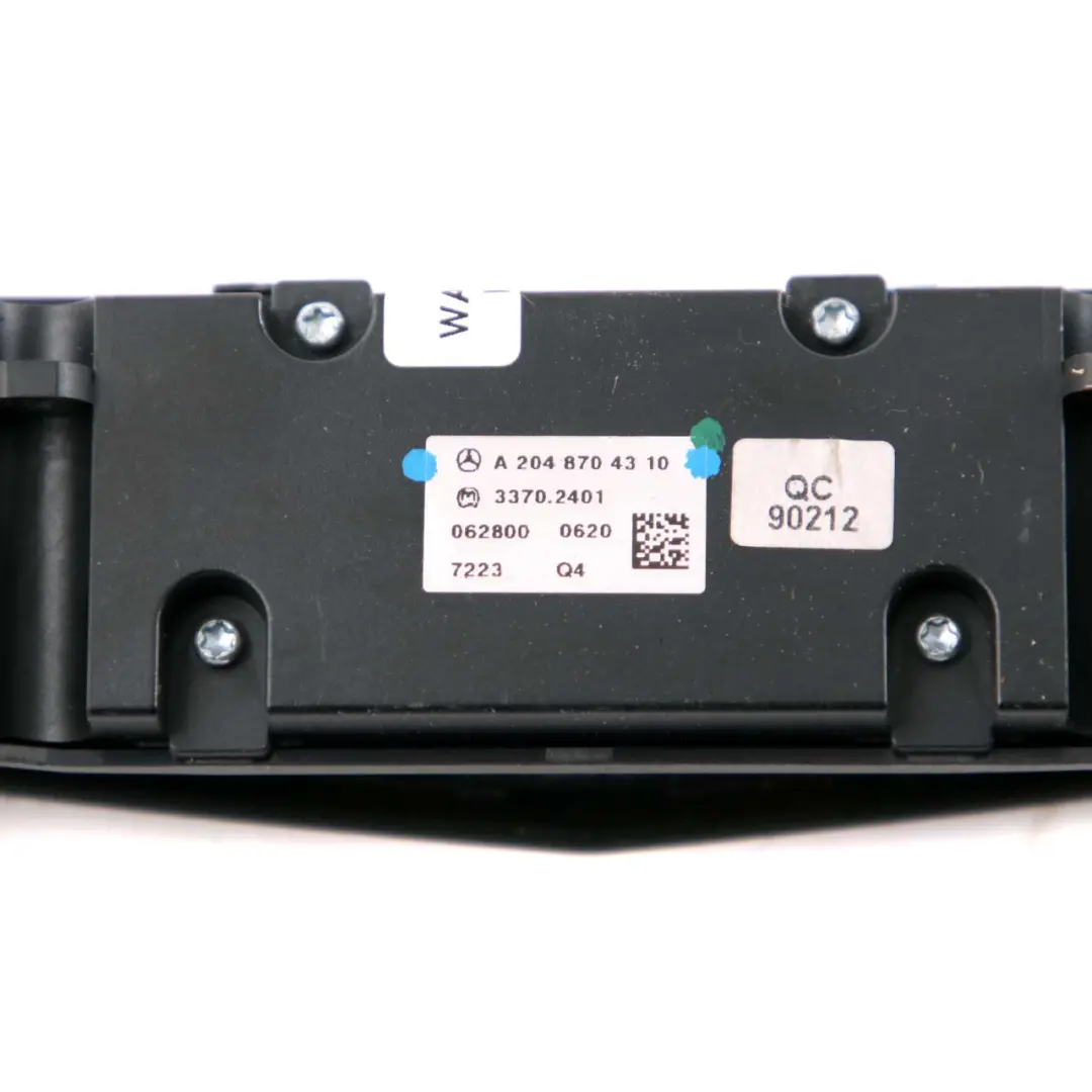 Dashboard Switch Panel Heated Seats to Mercedes W204 with Part number A2048704310 Mercedes W204 Dashboard Switch Panel Heated Seats - SKU A2048704310 - Part number A2048704310