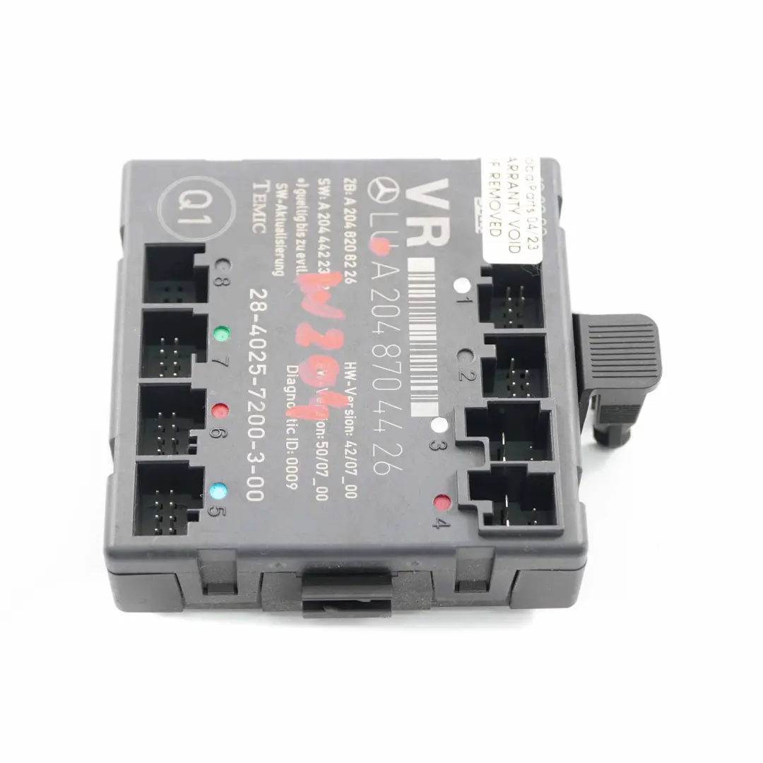  Door Module Mercedes W204 S204 Front Right O/S Control Unit - SKU A2048704426 - Part number A2048704426