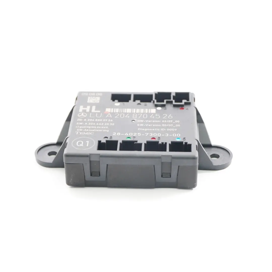  Module porte Mercedes W204 W212 Module Unité Contrôle Arrière Gauche - SKU A2048704526 - Numéro de pièce A2048704526