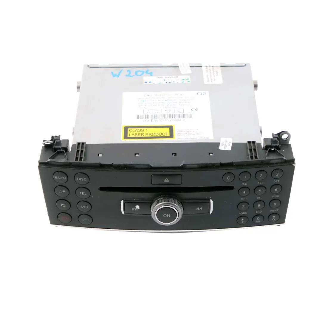 Mercedes-Benz C-Class W204 CD Media Player Radio Audio 20 Phone to with Part number A2048704590 Mercedes-Benz C-Class W204 CD Media Player Radio Audio 20 Phone - SKU A2048704590 - Part number A2048704590