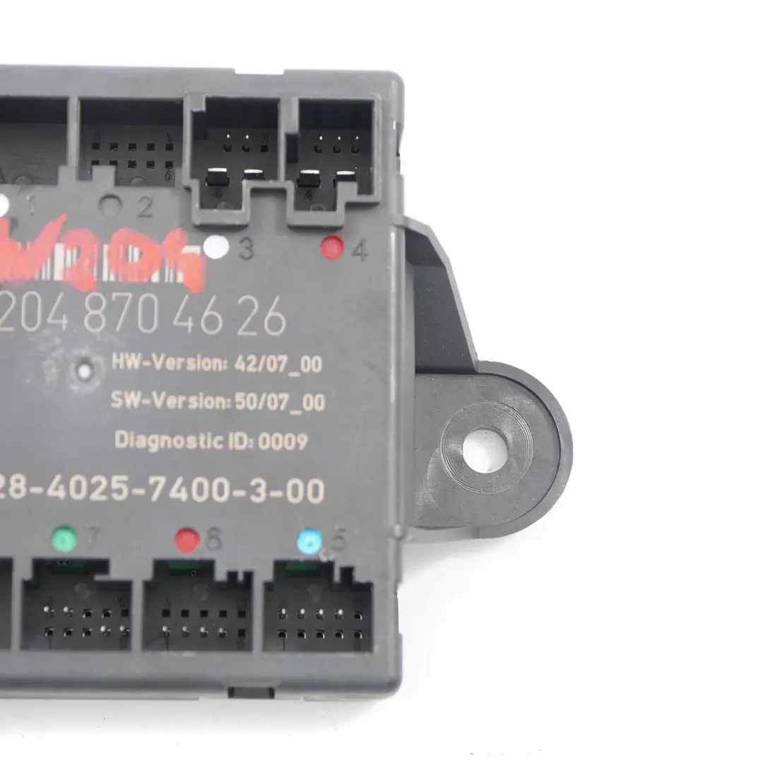  Door Module Mercedes W204 Rear Right O/S Control Unit Module - SKU A2048704626 - Part number A2048704626