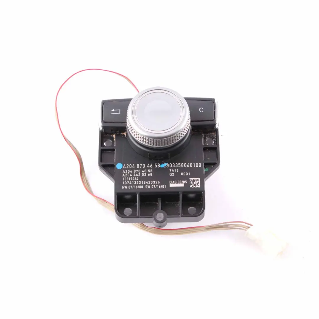 Radio Controllo Funzione Pulsante Manopola controllo per Mercedes W204 con numero di parte A2048704658 Mercedes W204 Radio Controllo Funzione Pulsante Manopola controllo - SKU A2048704658 - Numero di parte A2048704658