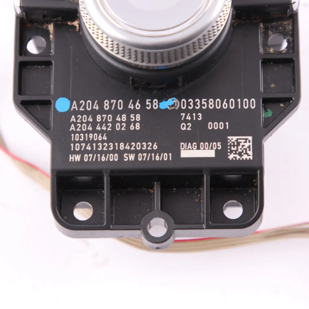 Mercedes W204 Radio Controllo Funzione Pulsante Manopola controllo - SKU A2048704658 - Numero di parte A2048704658