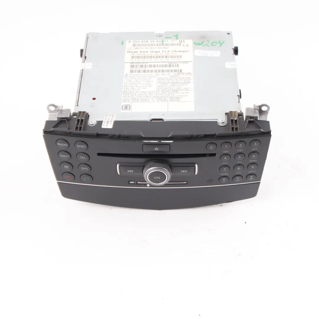 Navigation CD Player COMAND Radio Sat Nav Head Unit to Mercedes W204 with Part number A2048704994 Mercedes W204 Navigation CD Player COMAND Radio Sat Nav Head Unit - SKU A2048704994-1 - Part number A2048704994