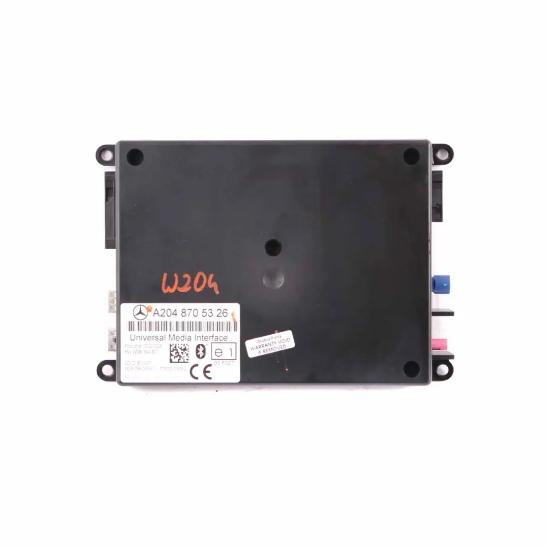 Universal Media Interface Control Unit Module to Mercedes W204 with Part number A2048705326 Mercedes W204 Universal Media Interface Control Unit Module - SKU A2048705326 - Part number A2048705326