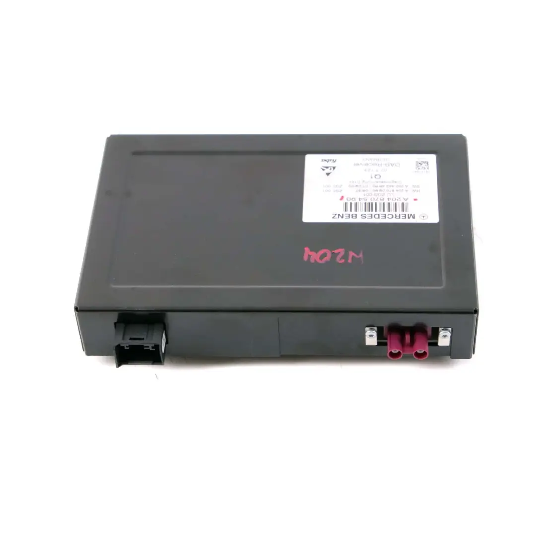  Mercedes-Benz W204 Module contrôle récepteur DAB l'audio numérique - SKU A2048705490 - Numéro de pièce A2048705490