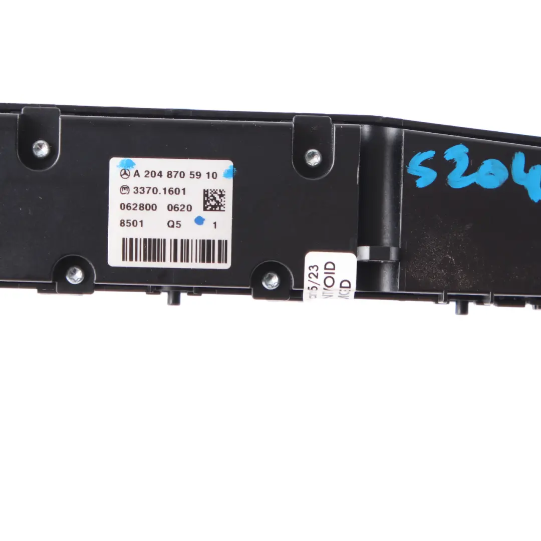 Mercedes W204 Switch Control Panel Centre Console Seat Heater Heated - SKU A2048705910 - Part number A2048705910
