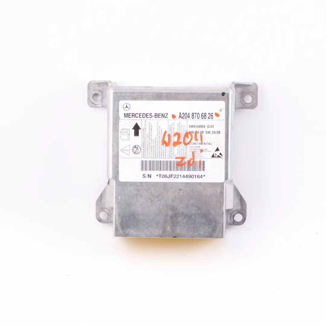 ECU Control Unit Sensor Module Airbag to Mercedes W204 with Part number A2048706826 Mercedes W204 ECU Control Unit Sensor Module Airbag - SKU A2048706826 - Part number A2048706826