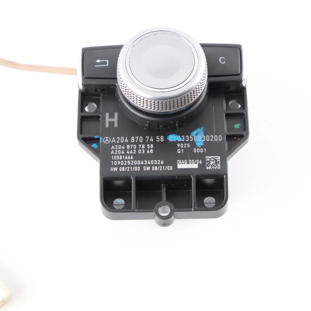 Mercedes W204 Navigation Switch Controller Multifunction Knob Button - SKU A2048707458-1 - Part number A2048707458