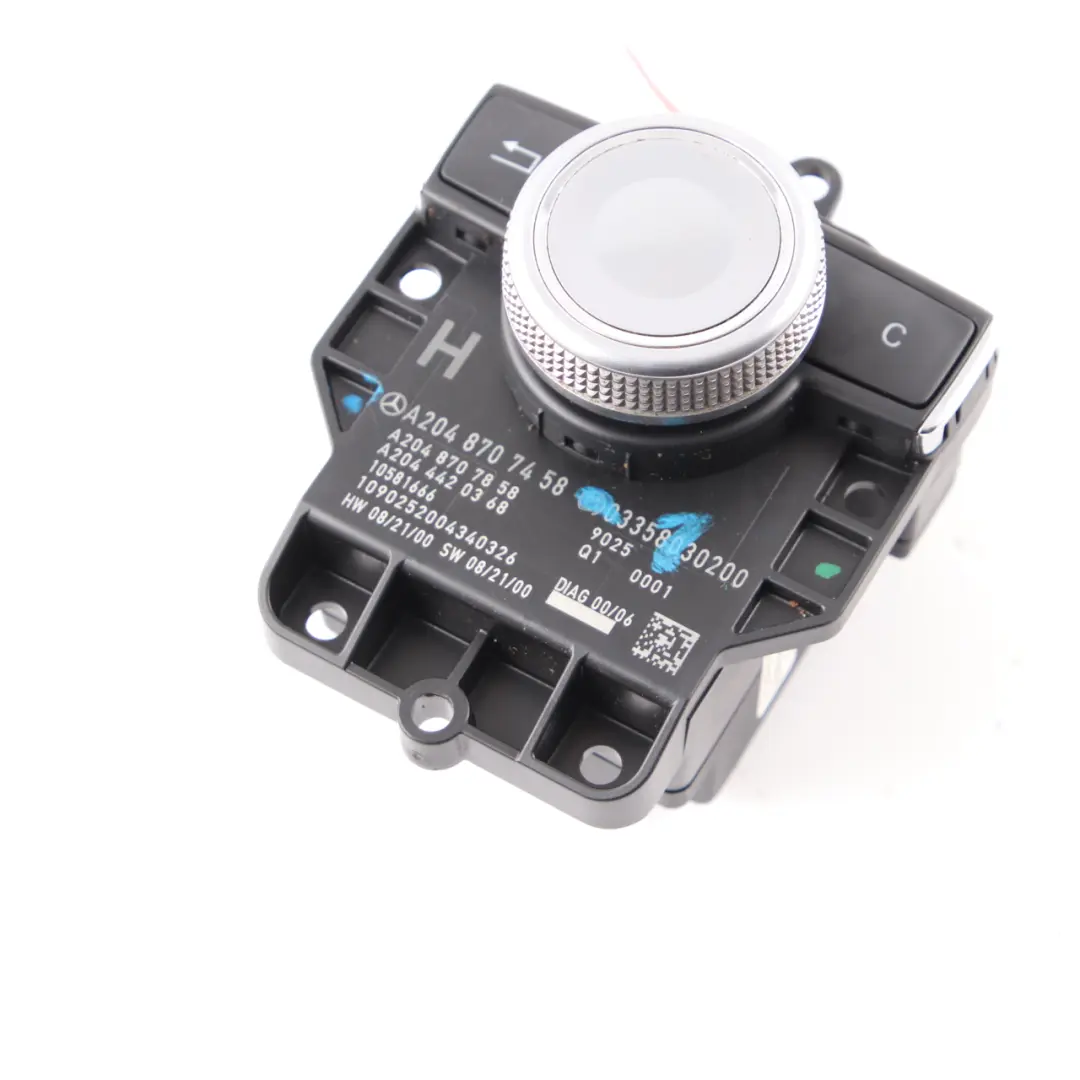 Interruttore Navigazione Controllore Manopola Pulsante per Mercedes W204 con numero di parte A2048707458 Mercedes W204 Interruttore Navigazione Controllore Manopola Pulsante - SKU A2048707458-1 - Numero di parte A2048707458