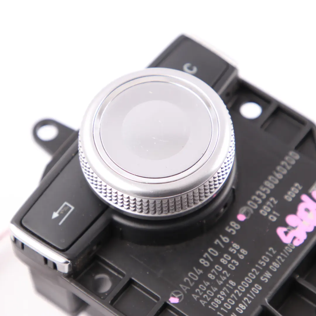 Mercedes W204 Radio Control Function Button Knob Controller Unit - SKU A2048707658 - Part number A2048704658